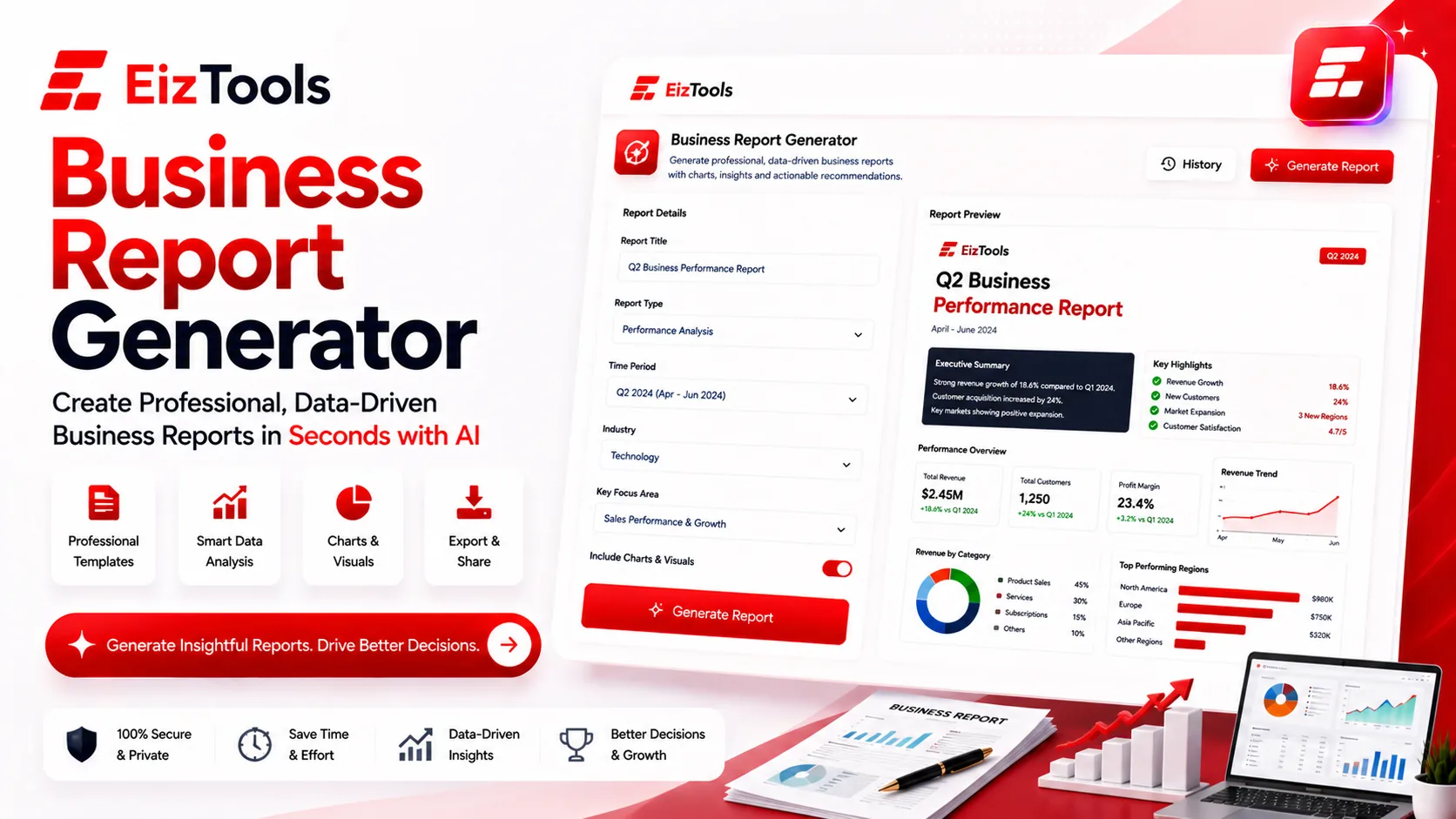 Business Report Generator — Boardroom-ready reports fast