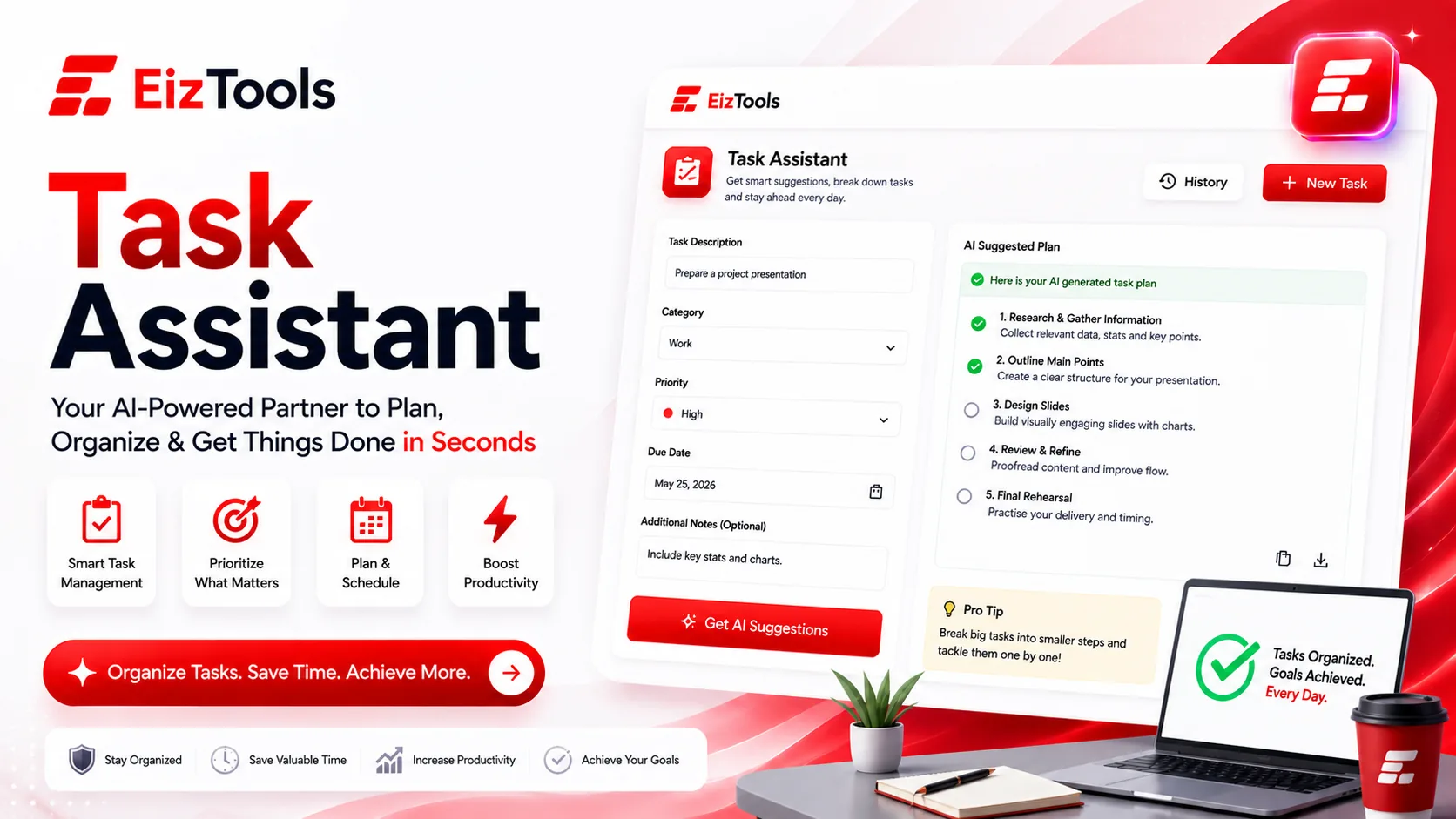 Task Assistant — AI planner for busy days